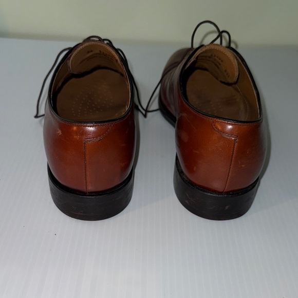 Johnston & Murphy Rich Brown Leather Oxfords - Picture 3 of 6